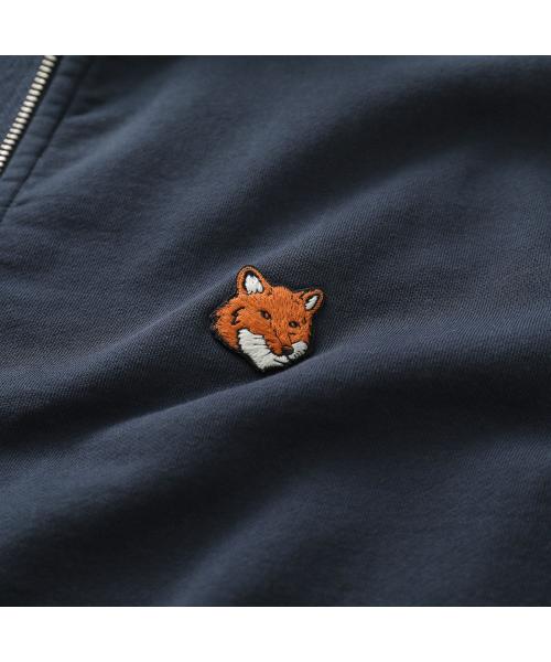 メゾンキツネ MAISON KITSUNE MAISON KITSUNE トレーナー PM02134 KM0340 ジップアップ （0413/ClassicNavy） 0413/ClassicNavy