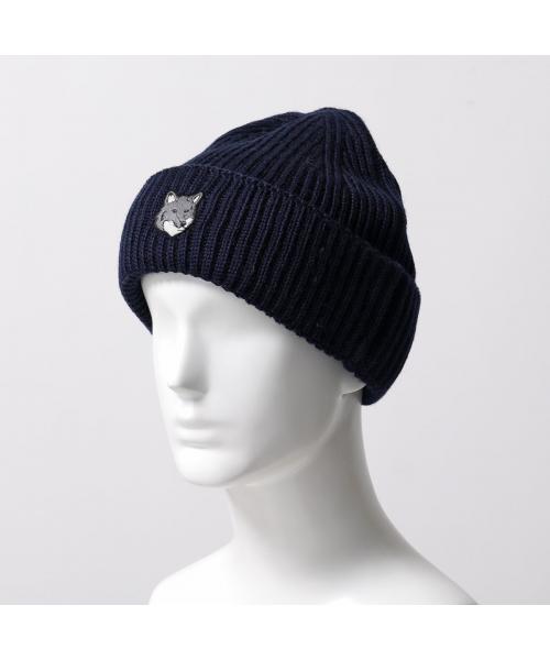 MAISON KITSUNÉ ネイビー ニット帽 Maison Kitsuné MAISON KITSUNÉ knit cap PM06112KT1022 knit cap