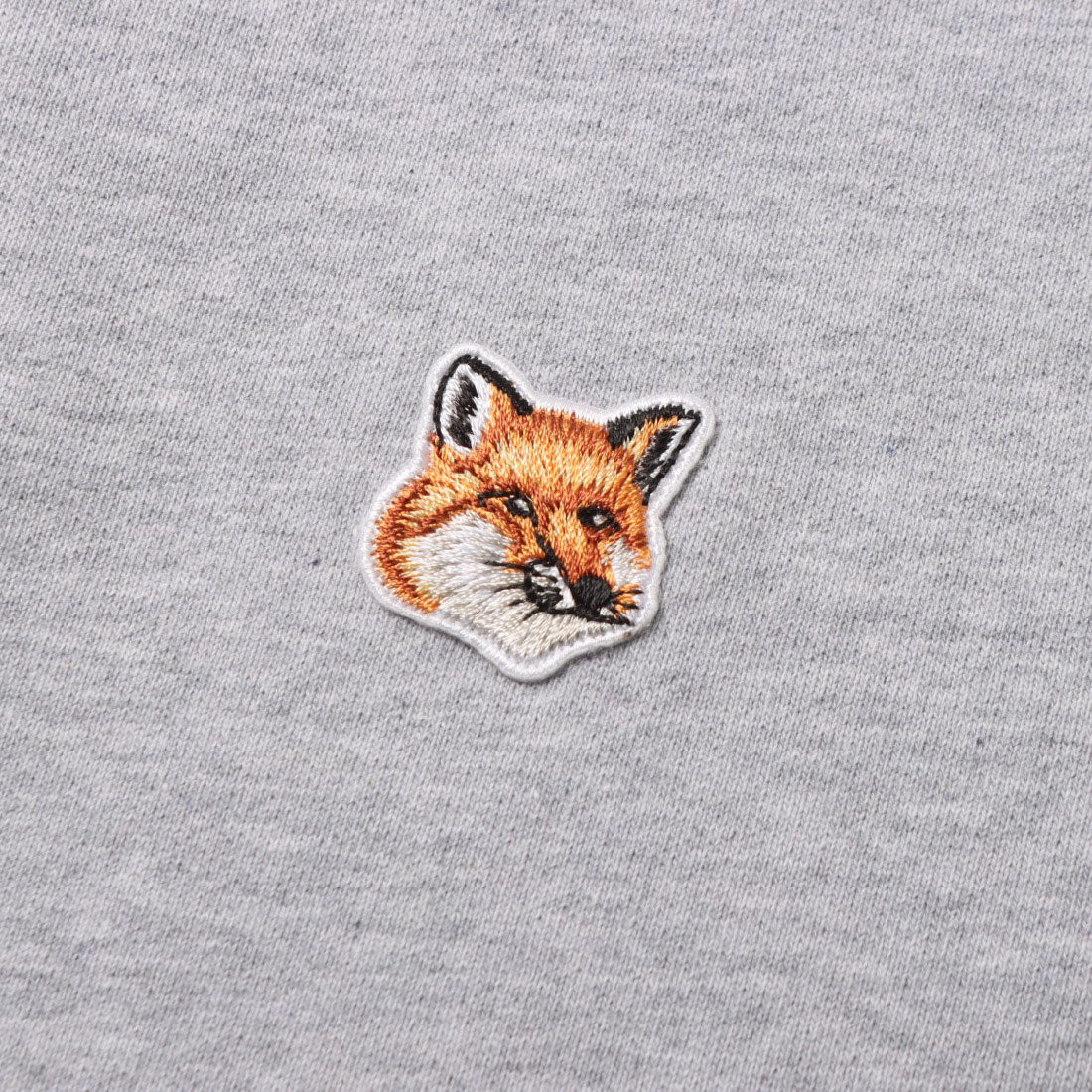メゾンキツネ MAISON KITSUNE ハーフジップ スウェット （GREY） GREY