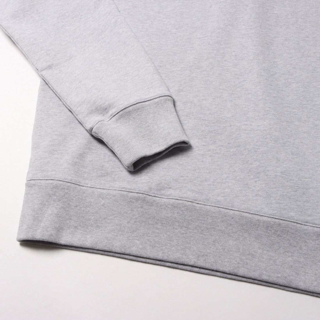 メゾンキツネ MAISON KITSUNE ハーフジップ スウェット （GREY） GREY