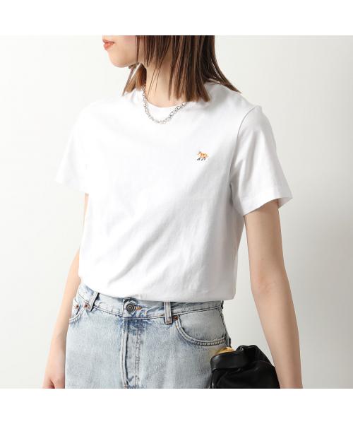 メゾンキツネ MAISON KITSUNE MAISON KITSUNE Tシャツ MW00110KJ0008 半袖 カットソー （WHITE/ホワイト） WHITE/ホワイト