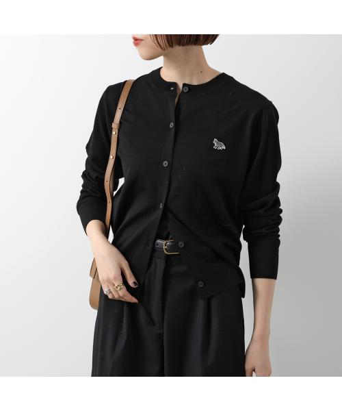 メゾンキツネ MAISON KITSUNE MAISON KITSUNE カーディガン MW00507KT1036 ウール （P199/BLACK-ブラック） P199/BLACK-ブラック