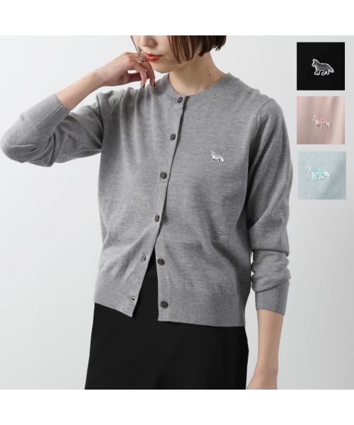 メゾンキツネ MAISON KITSUNE MAISON KITSUNE カーディガン MW00507KT1036 ウール （P199/BLACK-ブラック） P199/BLACK-ブラック