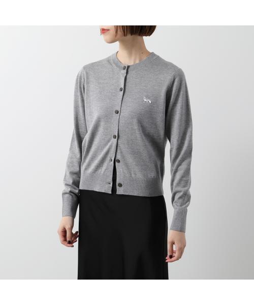 メゾンキツネ MAISON KITSUNE MAISON KITSUNE カーディガン MW00507KT1036 ウール （P199/BLACK-ブラック） P199/BLACK-ブラック