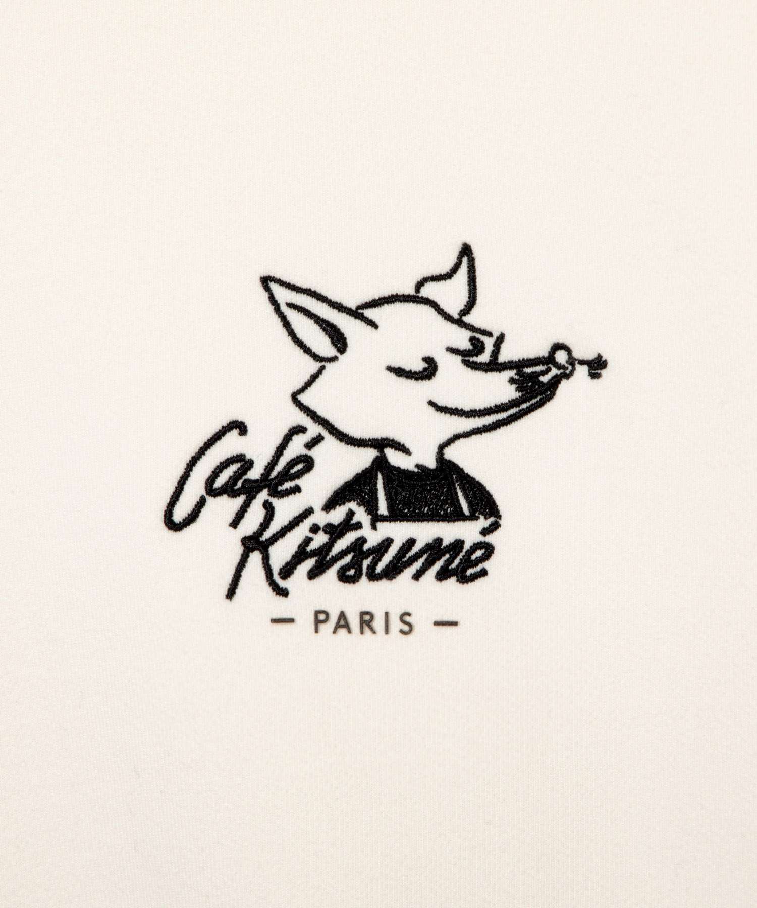 Maison Kitsune MAISON KITSUNE Maison Kitsune MAISON KITSUNE CKMU00301KM0330 Sweat CAFE KITSUNE FOX RELAX SWEATSHIRT Men's Women's Tops Long Sleeve