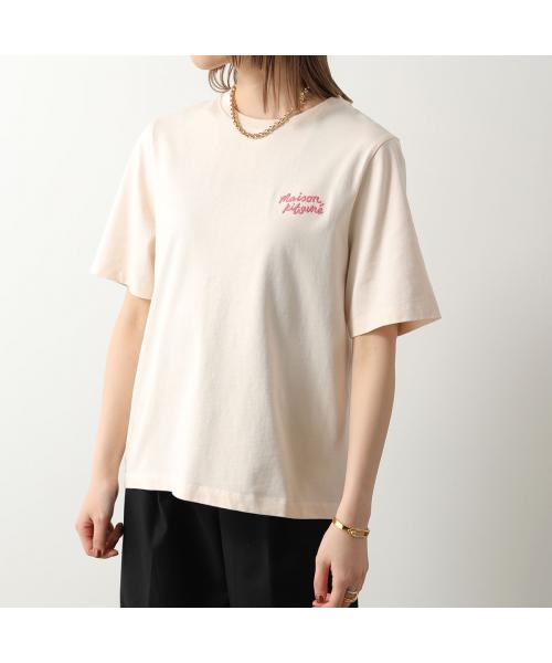 メゾンキツネ MAISON KITSUNE MAISON KITSUNE Tシャツ MW00126KJ0119 半袖 カットソー （White/Black/ホワイト） White/Black/ホワイト