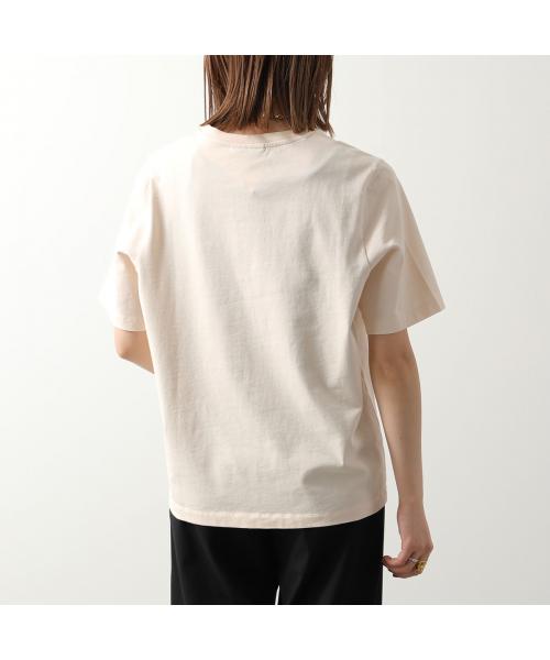 メゾンキツネ MAISON KITSUNE MAISON KITSUNE Tシャツ MW00126KJ0119 半袖 カットソー （White/Black/ホワイト） White/Black/ホワイト