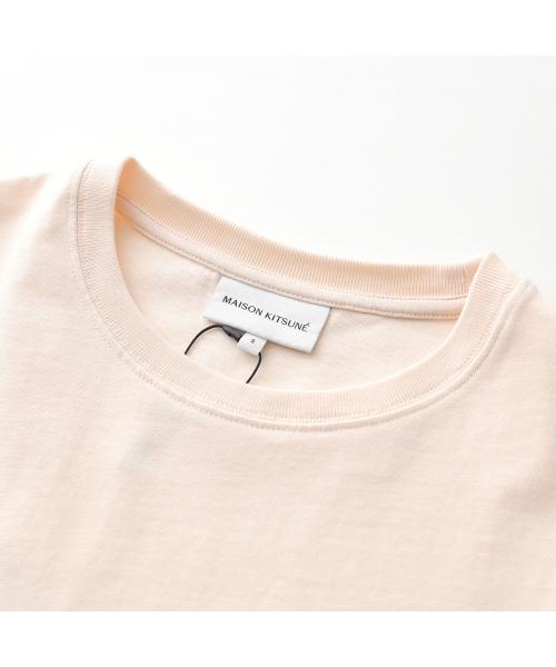メゾンキツネ MAISON KITSUNE MAISON KITSUNE Tシャツ MW00126KJ0119 半袖 カットソー （White/Black/ホワイト） White/Black/ホワイト