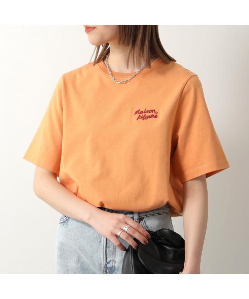 メゾンキツネ MAISON KITSUNE MAISON KITSUNE Tシャツ MW00126KJ0119 半袖 カットソー （White/Black/ホワイト） White/Black/ホワイト