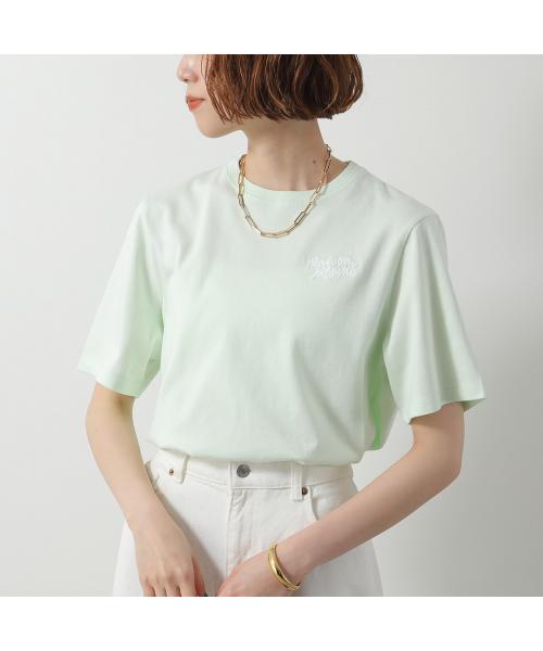 メゾンキツネ MAISON KITSUNE MAISON KITSUNE Tシャツ MW00126KJ0119 半袖 カットソー （White/Black/ホワイト） White/Black/ホワイト
