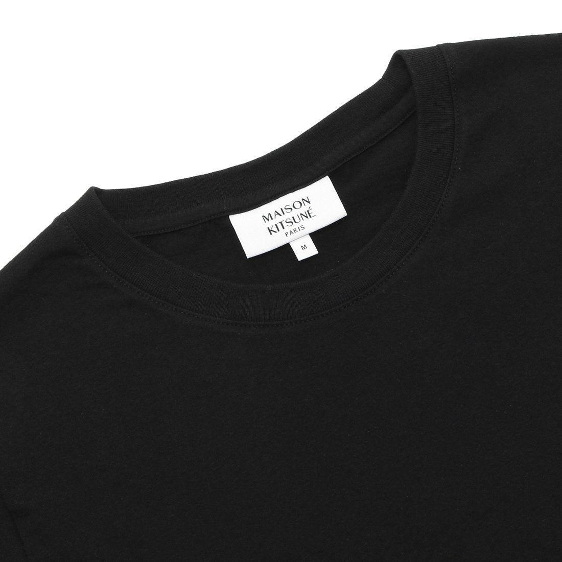 メゾンキツネ MAISON KITSUNE Tシャツ カットソー フォックスヘッド パッチ ブラック レディース MAISON KITSUNE LW00105KJ0008 P199 （BLACK） BLACK