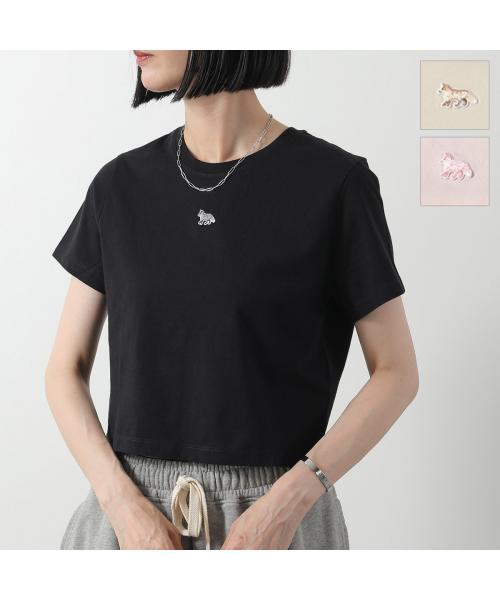メゾンキツネ MAISON KITSUNE MAISON KITSUNE Tシャツ MW00105 KJ0008 半袖 カットソー （0140/ROSEWATER-ピンク） 0140/ROSEWATER-ピンク