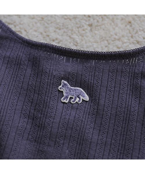 メゾンキツネ MAISON KITSUNE MAISON KITSUNE キャミソール OW00608 KA0027 （0140/ROSE-WATER/ピンク） 0140/ROSE-WATER/ピンク