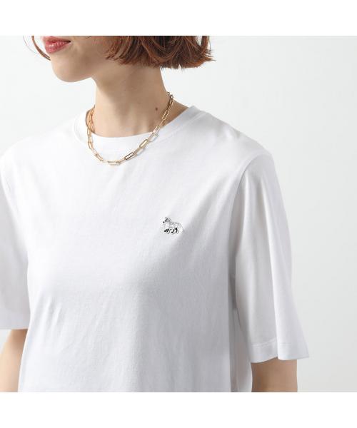 メゾンキツネ MAISON KITSUNE MAISON KITSUNE Tシャツ OW00130KJ0008 半袖 （P100/WHITE） P100/WHITE