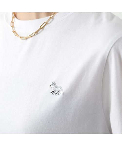 メゾンキツネ MAISON KITSUNE MAISON KITSUNE Tシャツ OW00130KJ0008 半袖 （P100/WHITE） P100/WHITE