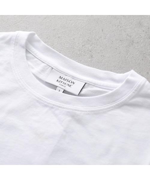 メゾンキツネ MAISON KITSUNE MAISON KITSUNE Tシャツ OW00130KJ0008 半袖 （P100/WHITE） P100/WHITE