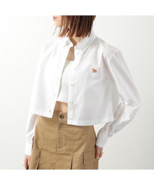 メゾンキツネ MAISON KITSUNE MAISON KITSUNE シャツ BABY FOX QW00402 WC0026 （P100/WHITE） P100/WHITE