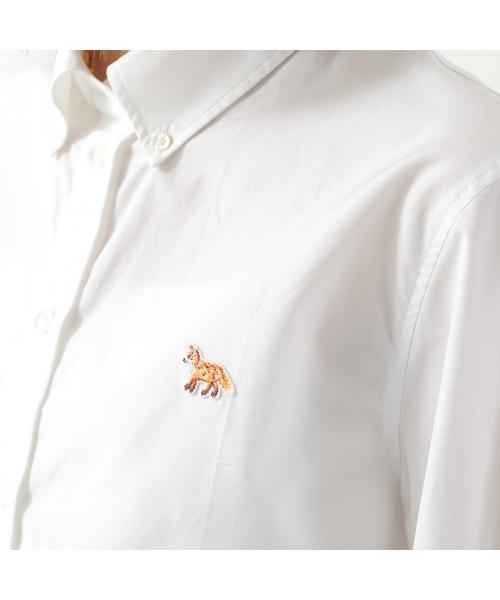 メゾンキツネ MAISON KITSUNE MAISON KITSUNE シャツ BABY FOX QW00402 WC0026 （P100/WHITE） P100/WHITE