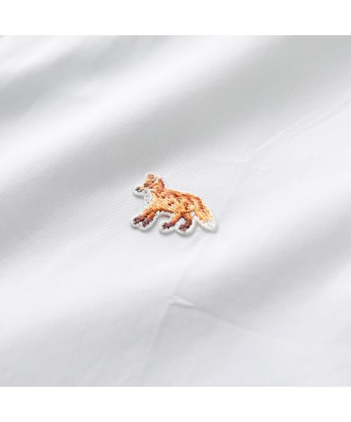 メゾンキツネ MAISON KITSUNE MAISON KITSUNE シャツ BABY FOX QW00402 WC0026 （P100/WHITE） P100/WHITE