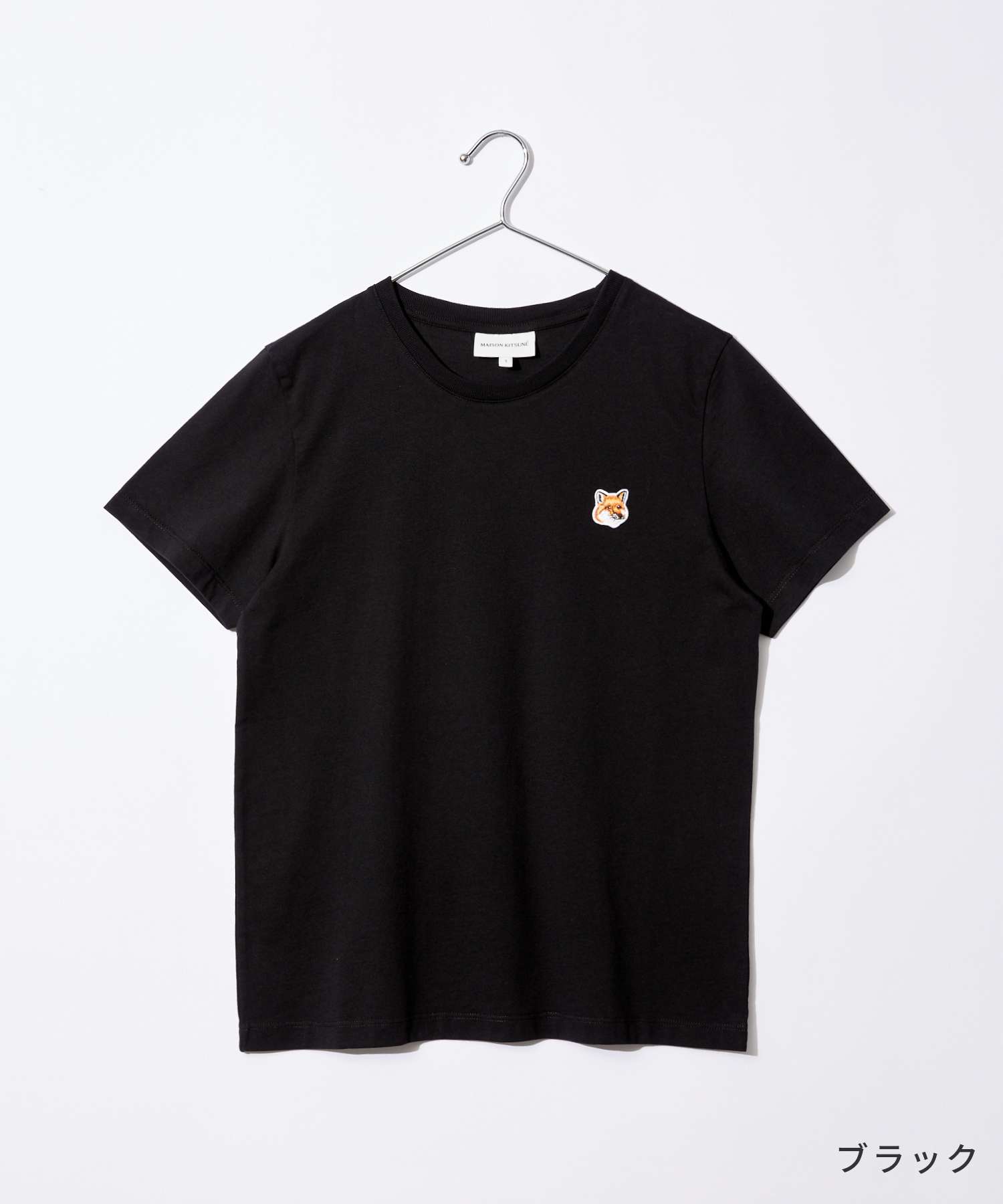 メゾンキツネ MAISON KITSUNE LW00105KJ0008 Tシャツ FOX HEAD PATCH REGULAR TEE SHIRT レディース トップス 半袖 クルーネック