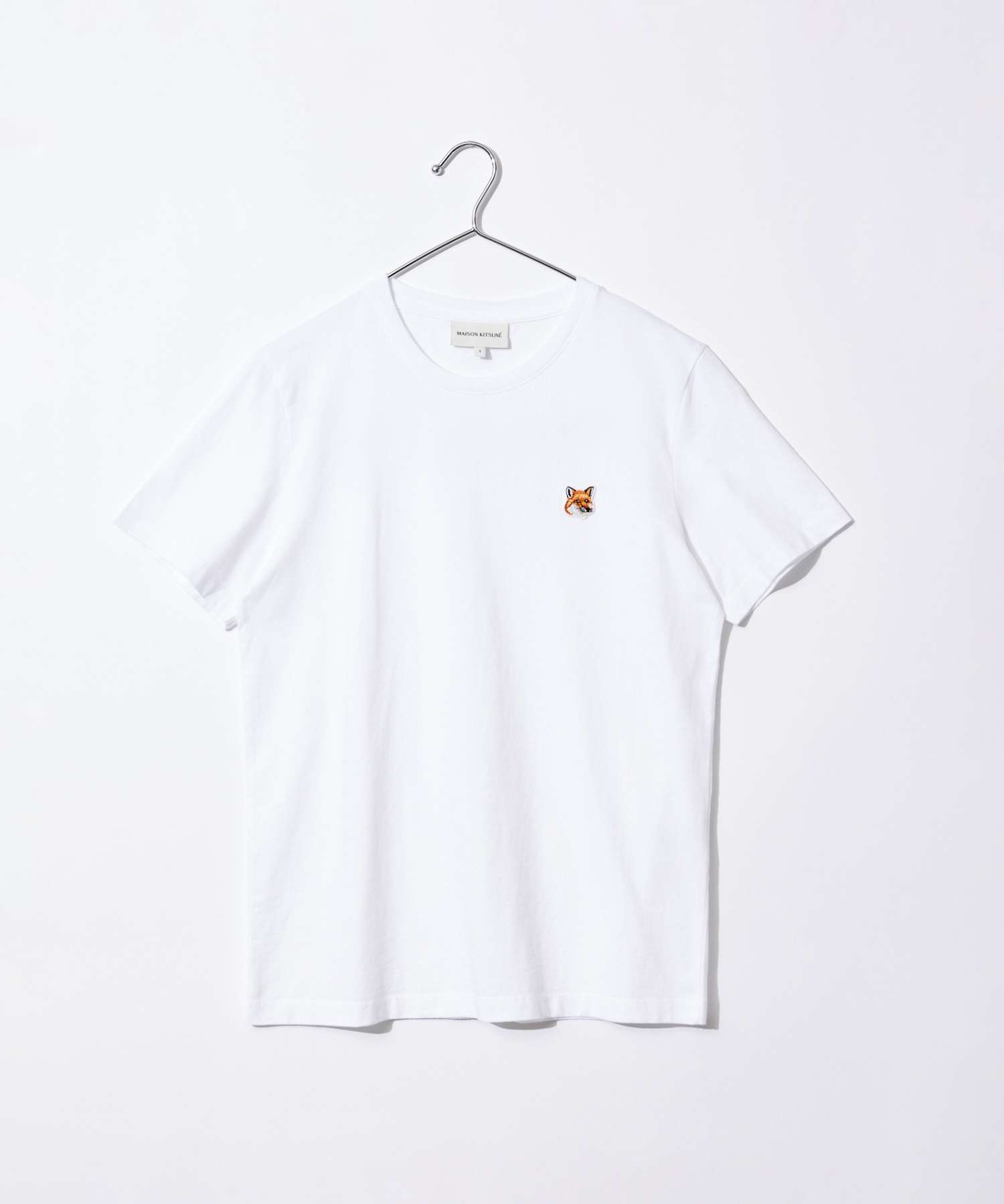 メゾンキツネ MAISON KITSUNE LW00105KJ0008 Tシャツ FOX HEAD PATCH REGULAR TEE SHIRT レディース トップス 半袖 クルーネック