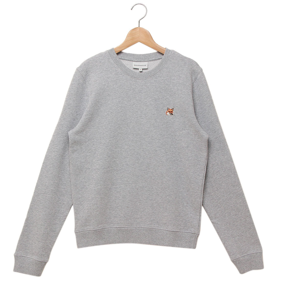 Maison Kitsuné Sweat Fox Head Patch Gray Ladies Maison Kitsuné LW00302 KM0001 H120