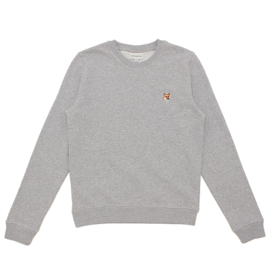 Maison Kitsuné Sweat Fox Head Patch Gray Ladies Maison Kitsuné LW00302 KM0001 H120