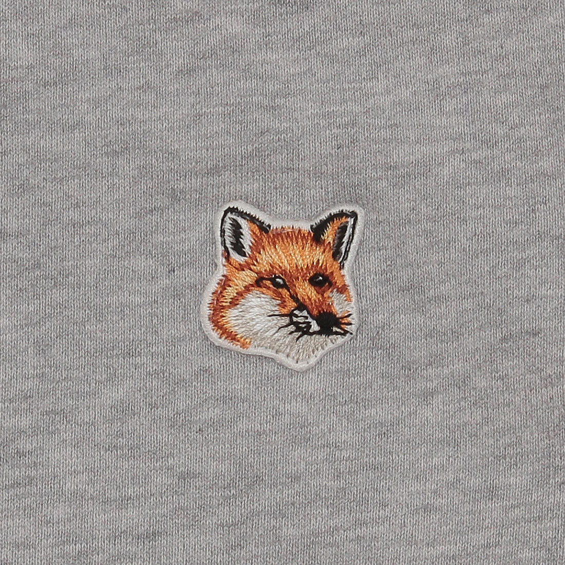 Maison Kitsuné Sweat Fox Head Patch Gray Ladies Maison Kitsuné LW00302 KM0001 H120
