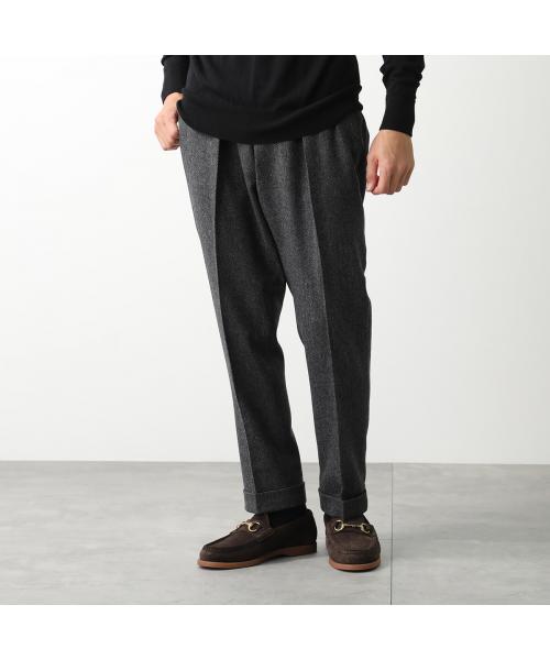 BERWICH scotch am 1513 Camel ウール Berwich BERWICH BERWICH Pants SCOTCH AM1513 2-In-Pleats