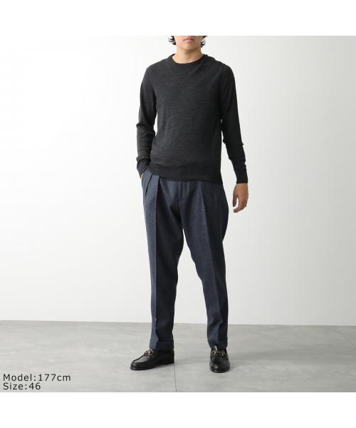BERWICH scotch am 1513 Camel ウール Berwich BERWICH BERWICH Pants SCOTCH AM1513 2-In-Pleats