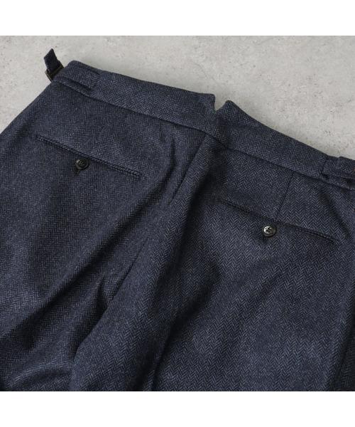 BERWICH scotch am 1513 Camel ウール Berwich BERWICH BERWICH Pants SCOTCH AM1513 2-In-Pleats