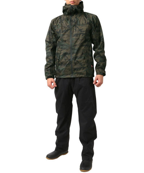 Marukawa MARUKAWA 【Rainwear Upper and Lower Set】 Waterproof Pressure 10000mm Waterproof Stretch Shield Rain Suit [S～4L] / Rainwear for Motorcycle, Bicycle, Commuting, Rain, Umbrella, Kappa, Cape