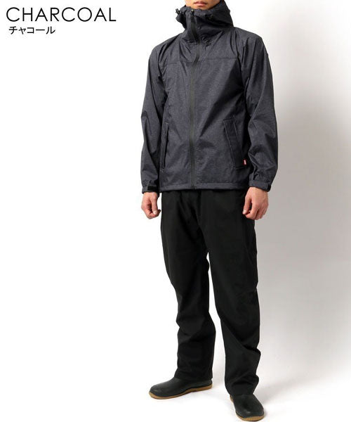 Marukawa MARUKAWA 【Rainwear Upper and Lower Set】 Waterproof Pressure 10000mm Waterproof Stretch Shield Rain Suit [S～4L] / Rainwear for Motorcycle, Bicycle, Commuting, Rain, Umbrella, Kappa, Cape