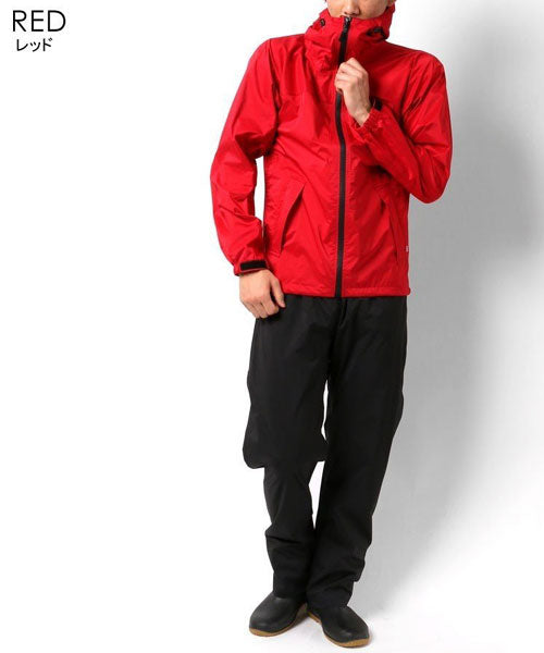 Marukawa MARUKAWA 【Rainwear Upper and Lower Set】 Waterproof Pressure 10000mm Waterproof Stretch Shield Rain Suit [S～4L] / Rainwear for Motorcycle, Bicycle, Commuting, Rain, Umbrella, Kappa, Cape