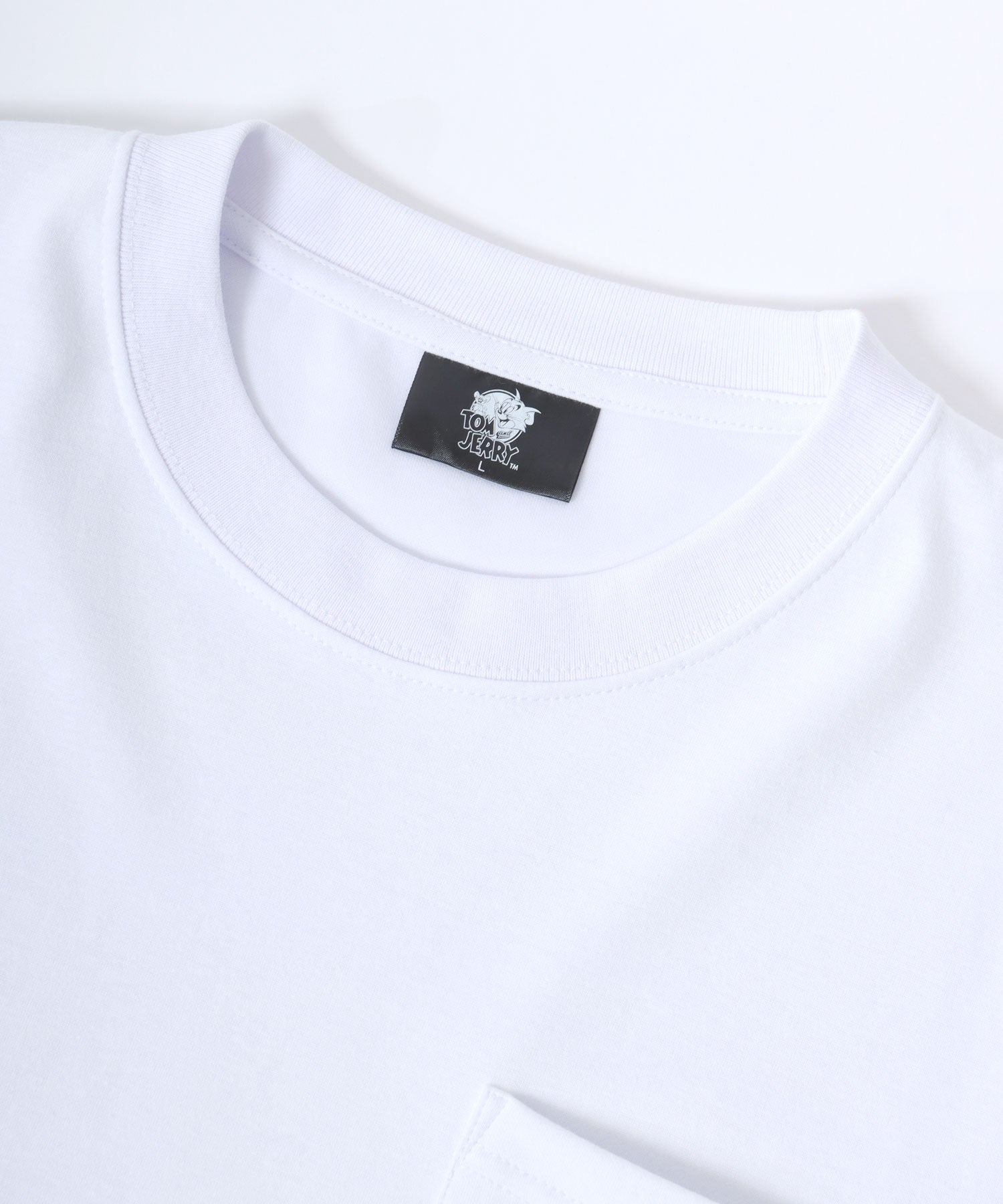Tom＆Jerry/トムとジェリー キャラクター 接触冷感 UVカット オーバーサイズ ポケット付半袖Tシャツ 柄D