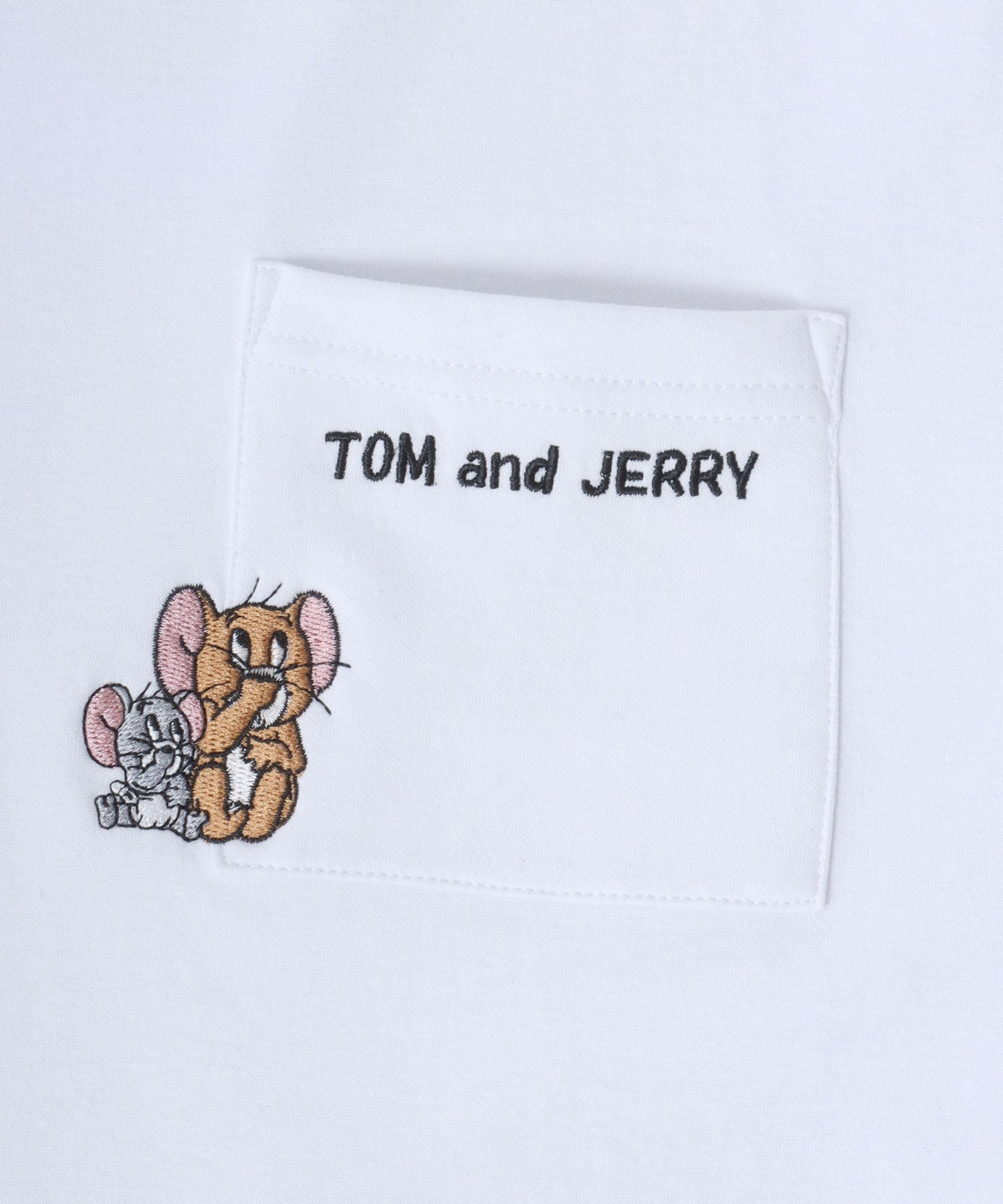 Tom＆Jerry/トムとジェリー キャラクター 接触冷感 UVカット オーバーサイズ ポケット付半袖Tシャツ 柄D