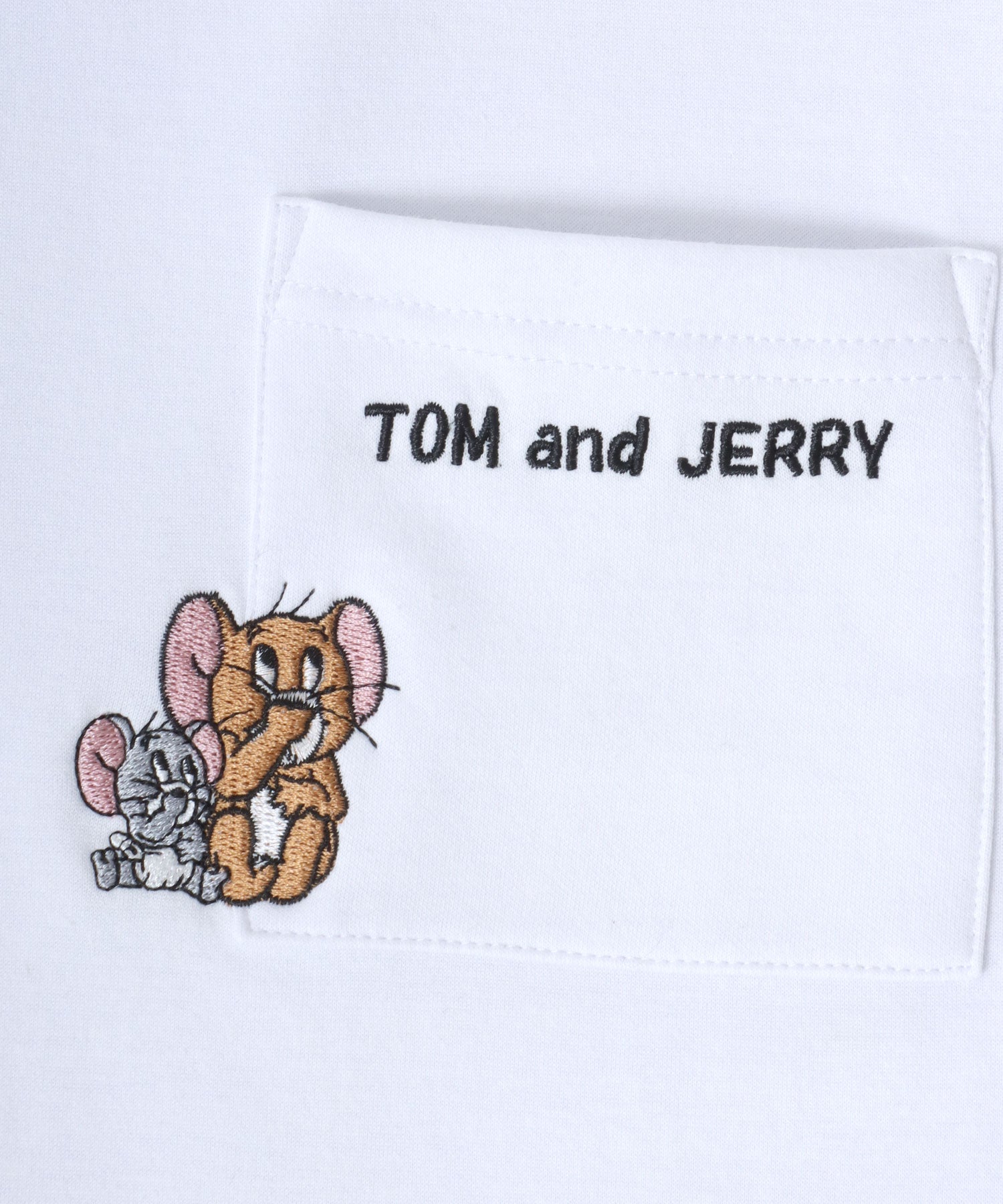 Tom＆Jerry/トムとジェリー キャラクター 接触冷感 UVカット オーバーサイズ ポケット付半袖Tシャツ 柄D