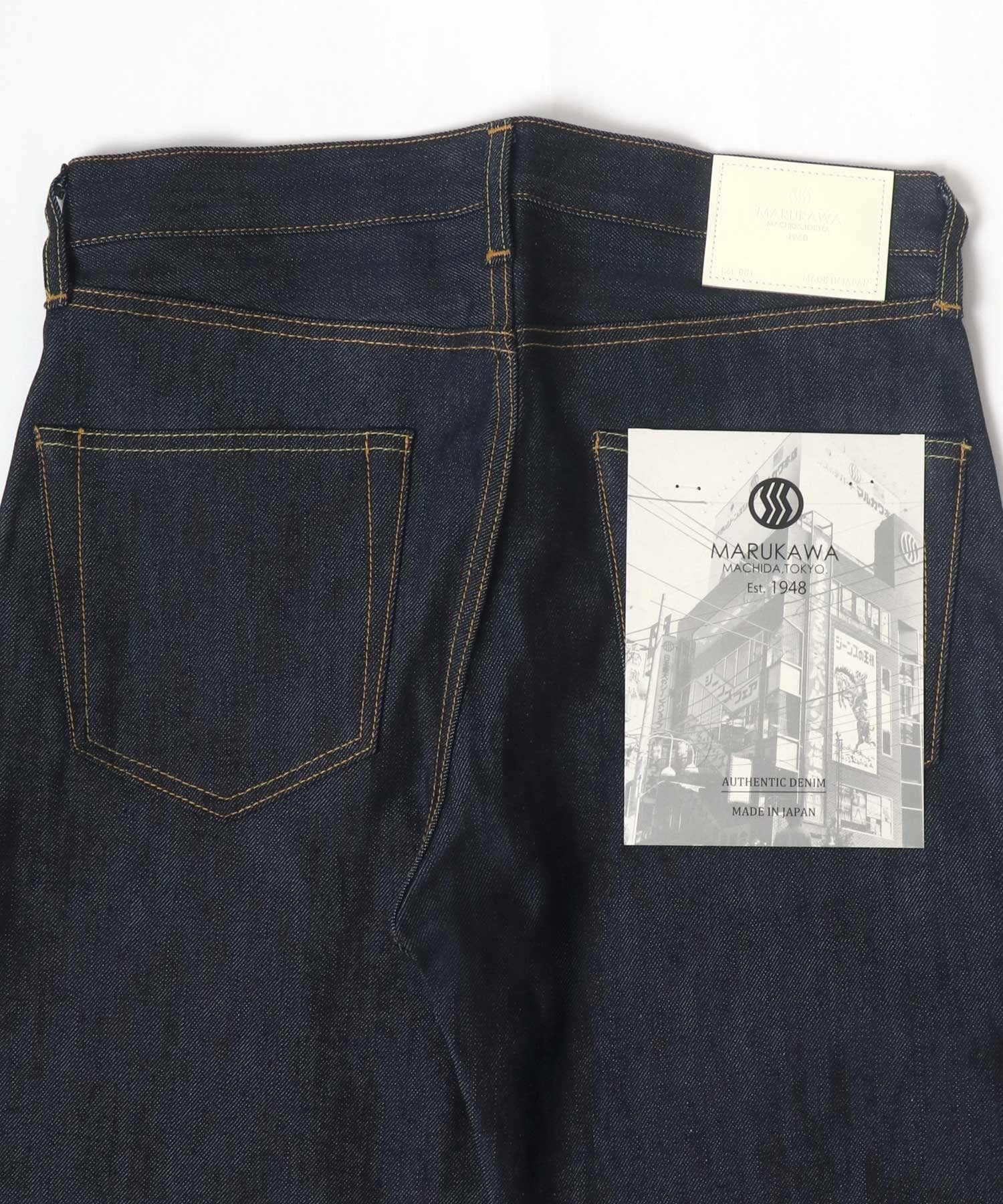 マルカワ MARUKAWA FIRST MODEL LOT.001 DENIMPANTS 日本製 （ワンウォッシュ） ワンウォッシュ