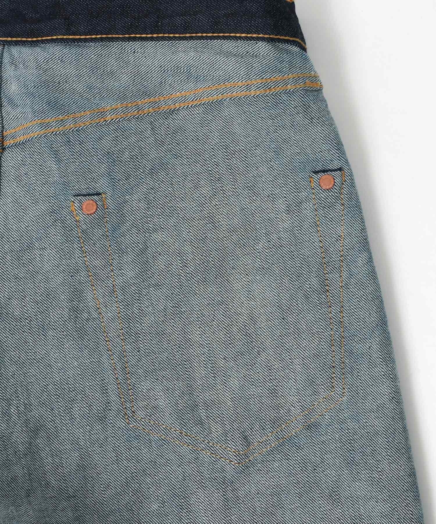 マルカワ MARUKAWA FIRST MODEL LOT.001 DENIMPANTS 日本製 （ワンウォッシュ） ワンウォッシュ