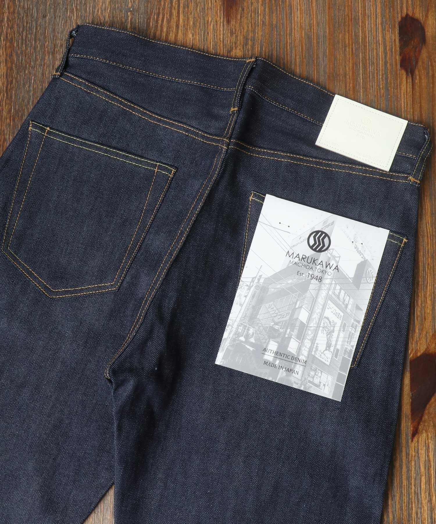 マルカワ MARUKAWA FIRST MODEL LOT.001 DENIMPANTS 日本製 （ワンウォッシュ） ワンウォッシュ