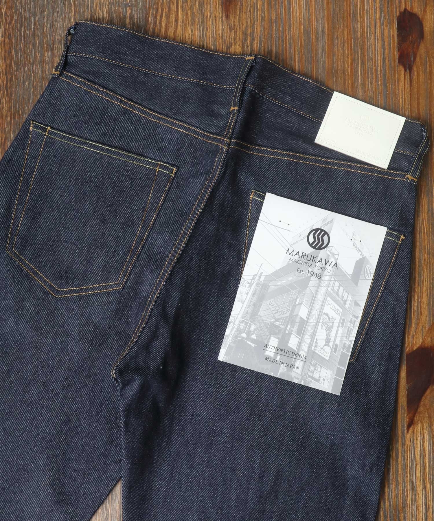 マルカワ MARUKAWA FIRST MODEL LOT.001 DENIMPANTS 日本製 （ワンウォッシュ） ワンウォッシュ
