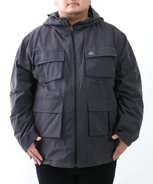 Marukawa MARUKAWA 【LOGOS park】 Logos Park Large Size 2L 3L 4L 5L Mesh Lined Mountain Parka Lightweight Water Repellent Spring Men's Casual Blouson