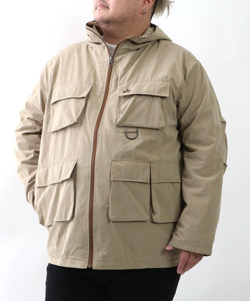 Marukawa MARUKAWA 【LOGOS park】 Logos Park Large Size 2L 3L 4L 5L Mesh Lined Mountain Parka Lightweight Water Repellent Spring Men's Casual Blouson