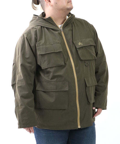 Marukawa MARUKAWA 【LOGOS park】 Logos Park Large Size 2L 3L 4L 5L Mesh Lined Mountain Parka Lightweight Water Repellent Spring Men's Casual Blouson