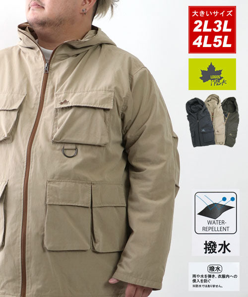 Marukawa MARUKAWA 【LOGOS park】 Logos Park Large Size 2L 3L 4L 5L Mesh Lined Mountain Parka Lightweight Water Repellent Spring Men's Casual Blouson