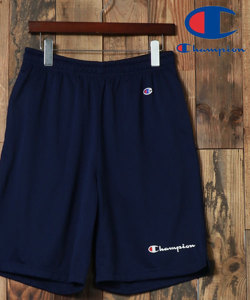 マルカワ MARUKAWA 【Champion/チャンピオン】ACTION メッシュショートパンツ/メンズ ショートパンツ ハーフパンツ リラックス アメカジ スポーツ カジュアル ボトム,ネイビー