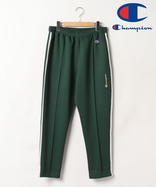 【Champion/チャンピオン】レトロトラックパンツ メンズ レディース ジャージ パンツ ボトムス カジュアル スポーツ レトロ ダークグリーン