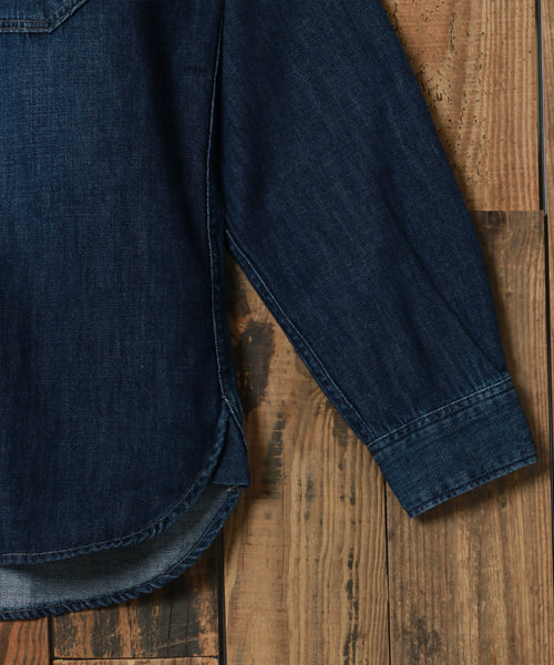 EDWIN Denim Work Shirt for Men Long Sleeve Casual Shirt Denim Shirt Work Shirt ET2138