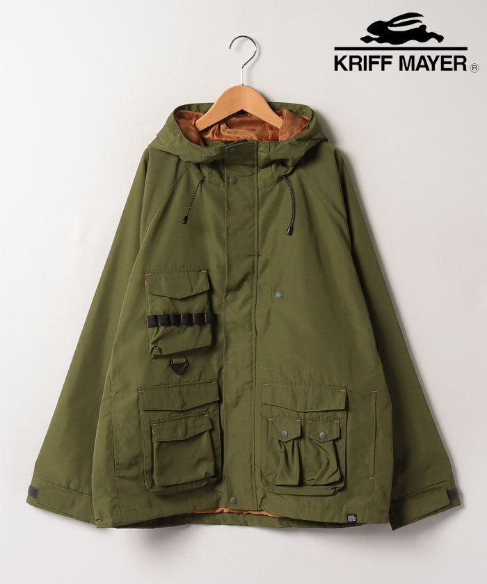 マルカワ MARUKAWA 【KRIFF MAYER/クリフメイヤー】多ポケット マウンテンパーカー /マウンテンジャケット アウトドアジャケット 春 アウター メンズ レディース （オリーブ） オリーブ