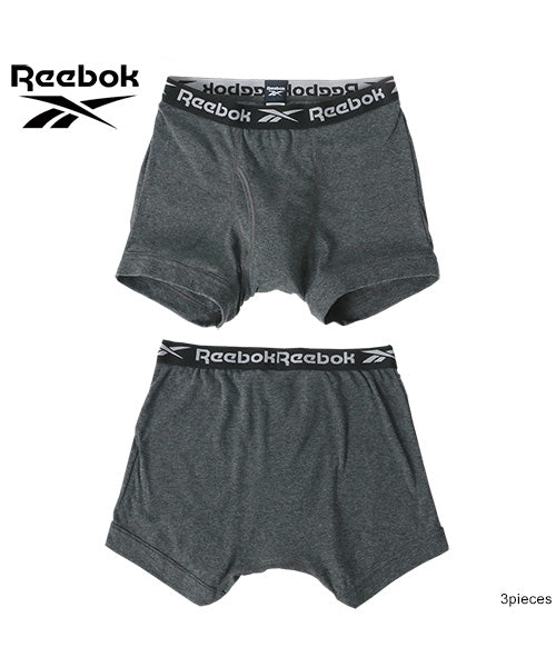 マルカワ MARUKAWA 【Reebok】リーボック ボクサーパンツ 3枚セット [3L 4L 5L 6L]/大きいサイズ メンズ 下着 アンダーウェア 3枚組  前開き ストレッチ【返品不可商品】